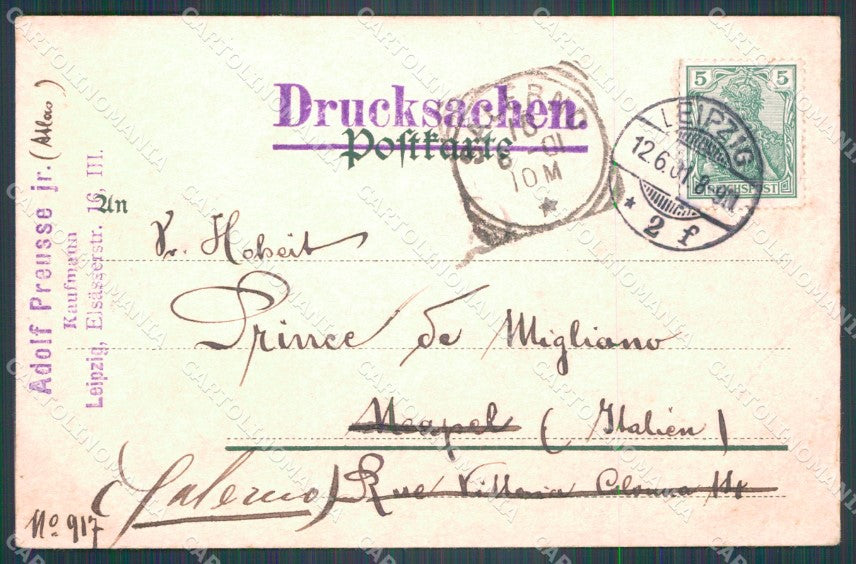 Deutschland Sachsen Leipzig CORNERS CREASED AK ansichtskarten XC7621 – retro