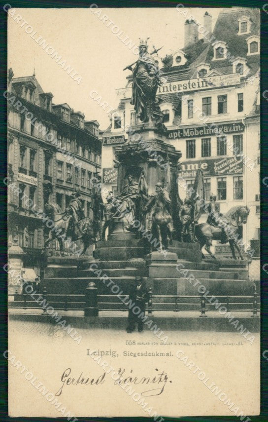 Deutschland Sachsen Leipzig Siegesdenkmal AK ansichtskarten XC7625 – fronte