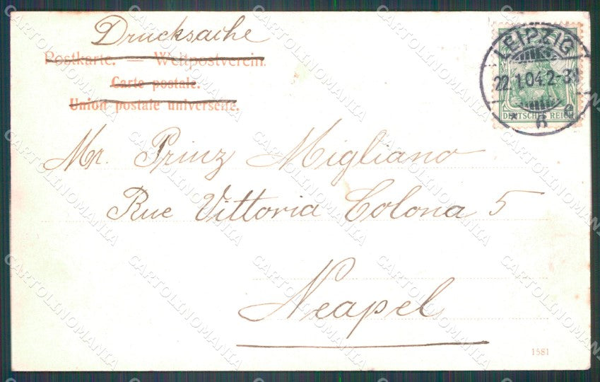 Deutschland Sachsen Leipzig Neues Theater TRIMMED AK ansichtskarten XC7631 – retro