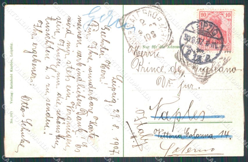 Deutschland Sachsen Leipzig Gewandhaus AK ansichtskarten XC7634 – retro