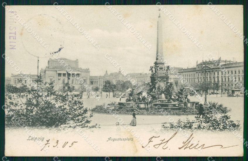 Deutschland Sachsen Leipzig Augustusplatz AK ansichtskarten XC7637 – fronte