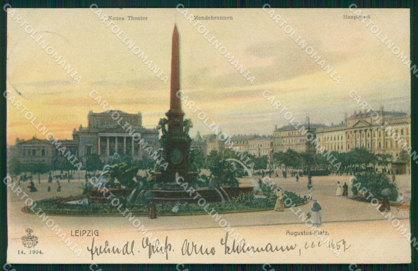 Deutschland Sachsen Leipzig Augustusplatz AK ansichtskarten XC7638 – fronte