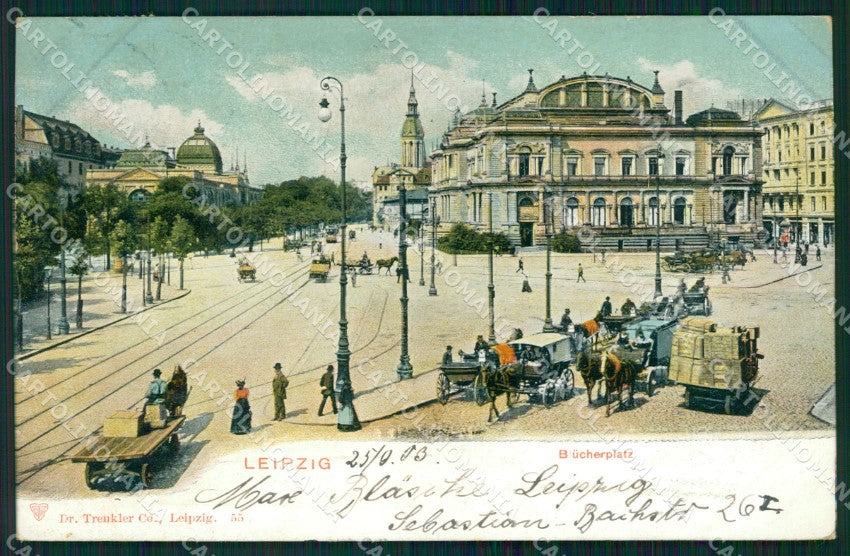 Deutschland Sachsen Leipzig Blucherplatz AK ansichtskarten XC7639 – fronte