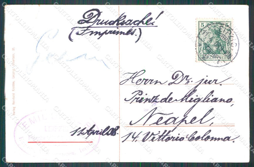 Deutschland Sachsen Leipzig CORNERS CREASED AK ansichtskarten XC7642 – retro