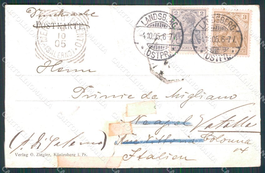 Deutschland Bayern Landsberg am Lech REPAIRED TEAR AK ansichtskarten XC7678 – retro