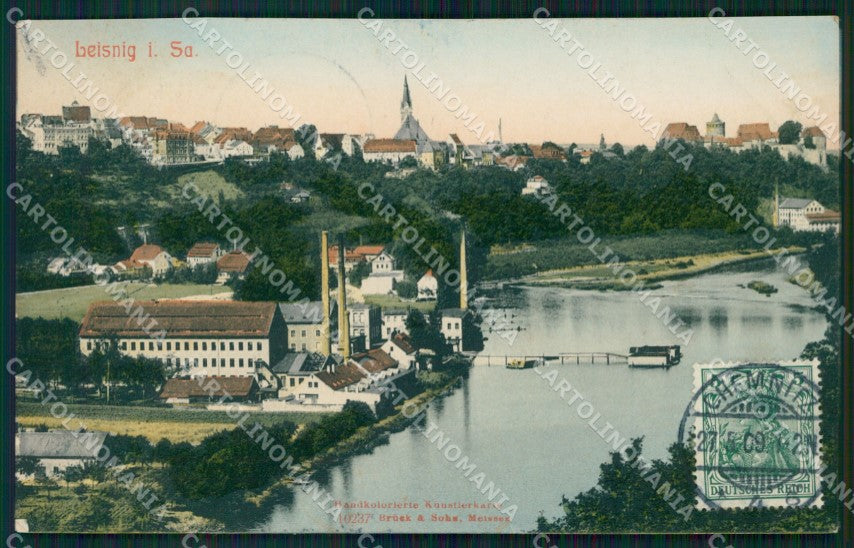 Deutschland Sachsen Leisnig TRIMMED AK ansichtskarten XC7688 – fronte