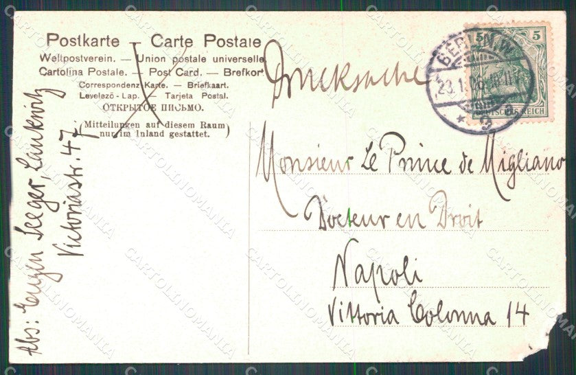 Deutschland Berlin Lankwitz Kirche ABRADED AK ansichtskarten XC7699 – retro