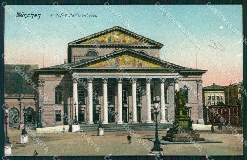 Deutschland Bayern Munchen Nationaltheater AK ansichtskarten XC7707 – fronte