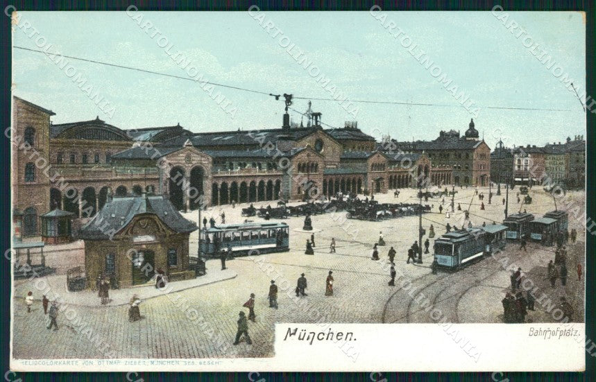 Deutschland Bayern Munchen Bahnhof AK ansichtskarten XC7726 – fronte