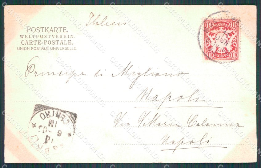 Deutschland Bayern Munchen Gotheplatz AK ansichtskarten XC7727 – retro
