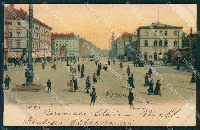 Deutschland Bayern Munchen Odeonsplatz AK ansichtskarten XC7729 – fronte