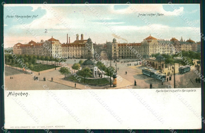 Deutschland Bayern Munchen Karlsplatz AK ansichtskarten XC7736 – fronte