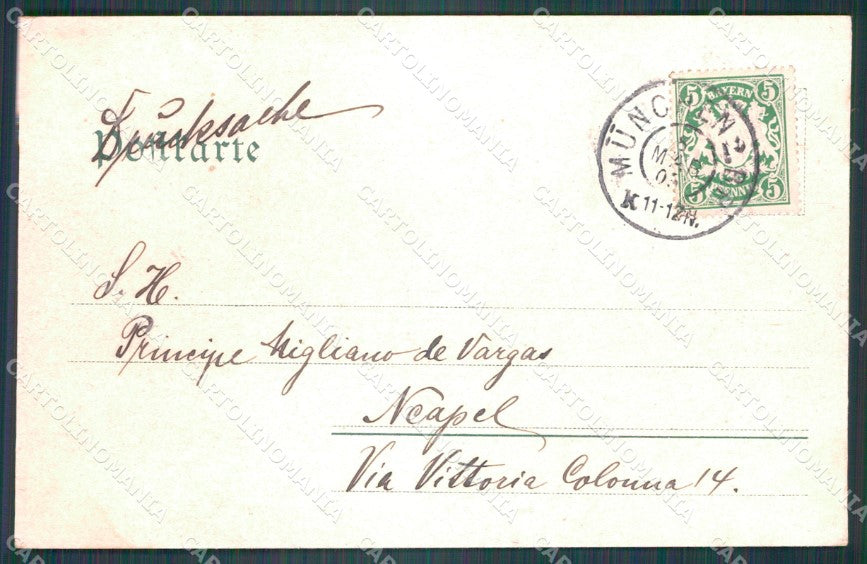Deutschland Bayern Munchen Karlsplatz AK ansichtskarten XC7736 – retro
