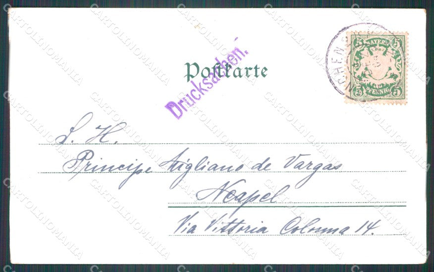 Deutschland Bayern Munchen Lucaskirche AK ansichtskarten XC7737 – retro