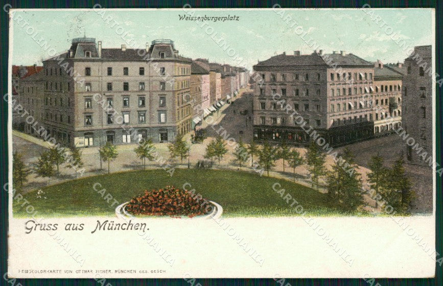 Deutschland Bayern Munchen Weissenburgerplatz AK ansichtskarten XC7738 – fronte
