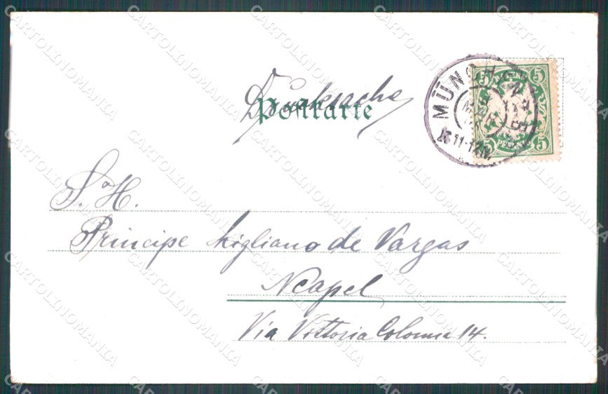 Deutschland Bayern Munchen Weissenburgerplatz AK ansichtskarten XC7738 – retro