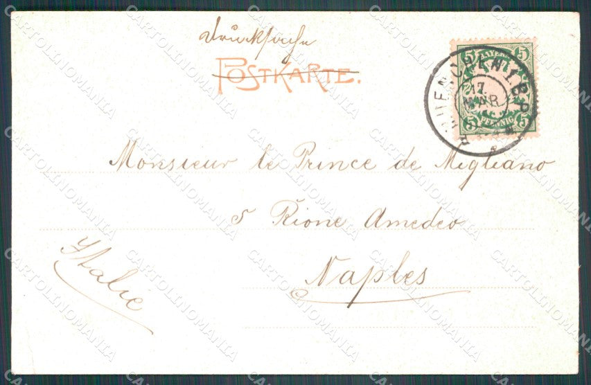 Deutschland Bayern Munchen Festsaalbau der Residenz AK ansichtskarten XC7742 – retro