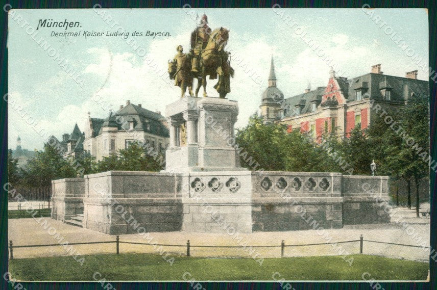 Deutschland Bayern Munchen Denkmal Kaiser AK ansichtskarten XC7744 – fronte