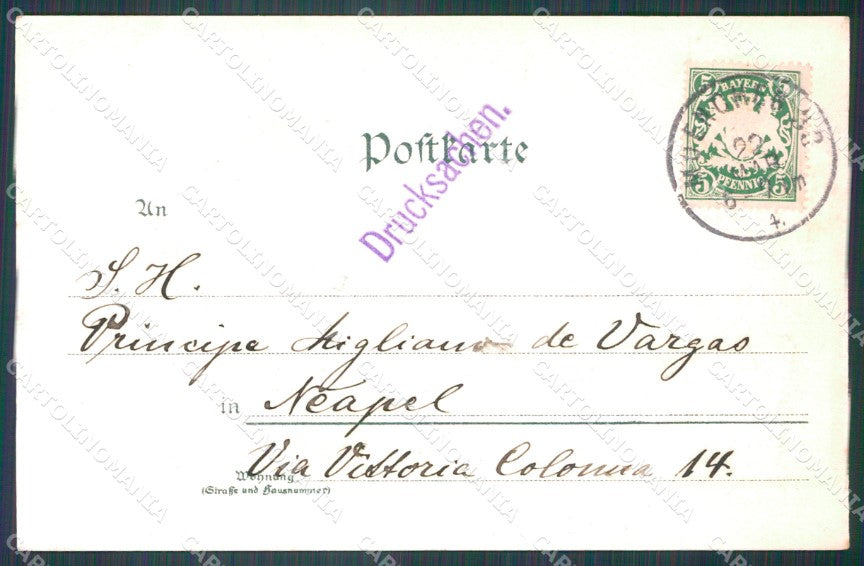 Deutschland Bayern Munchen Nationaltheater AK ansichtskarten XC7749 – retro