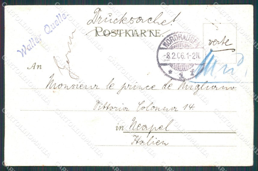 Deutschland Bayern Munchen Elisen Strasse CORNER CREASED ansichtskarten XC7750 – retro