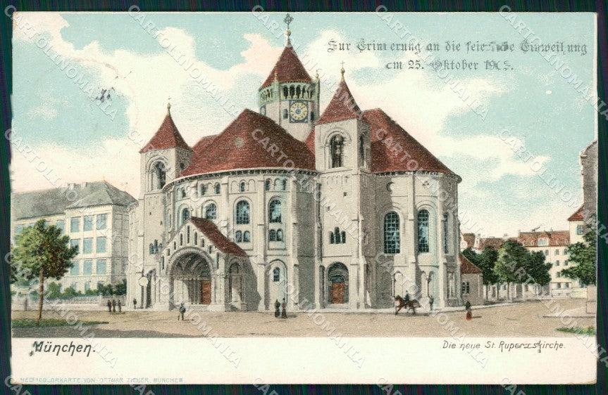 Deutschland Bayern Munchen St Rupertuskirche AK ansichtskarten XC7756 – fronte