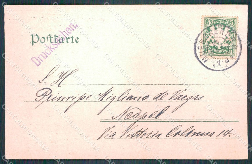 Deutschland Bayern Munchen St Rupertuskirche AK ansichtskarten XC7756 – retro