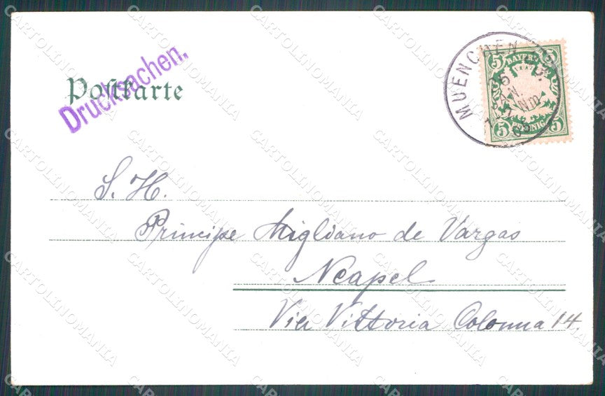 Deutschland Bayern Munchen Promenadestrasse AK ansichtskarten XC7757 – retro
