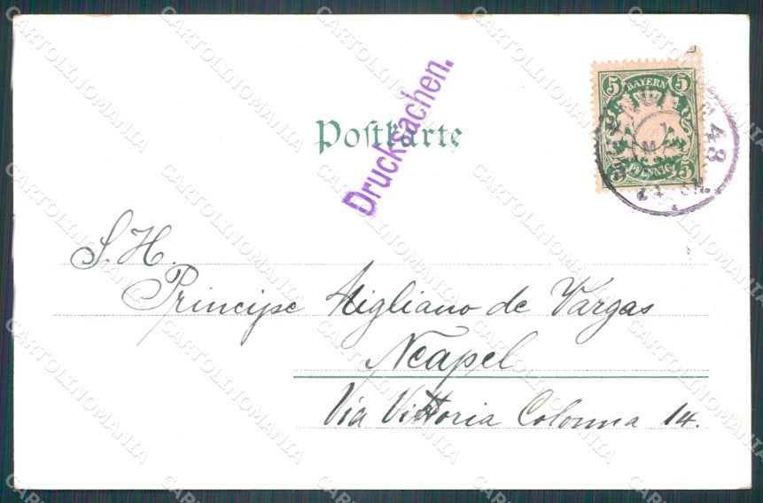 Deutschland Bayern Munchen Theatinerkirche AK ansichtskarten XC7759 – retro