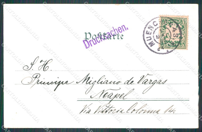 Deutschland Bayern Munchen Gebsattelbrucke AK ansichtskarten XC7765 – retro