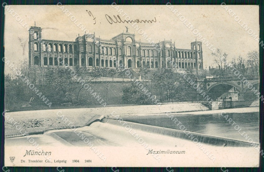 Deutschland Bayern Munchen Maximilianeum AK ansichtskarten XC7766 – fronte
