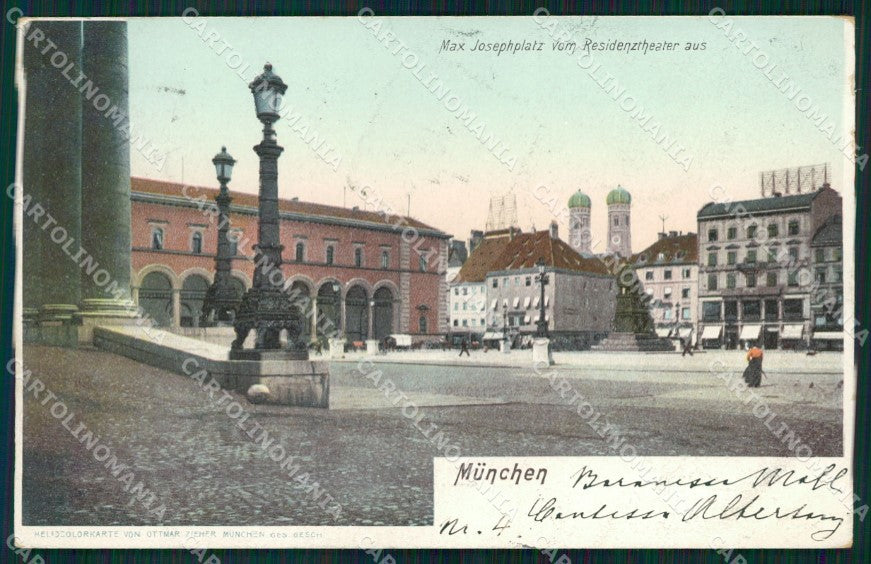 Deutschland Bayern Munchen Josephplatz AK ansichtskarten XC7778 – fronte