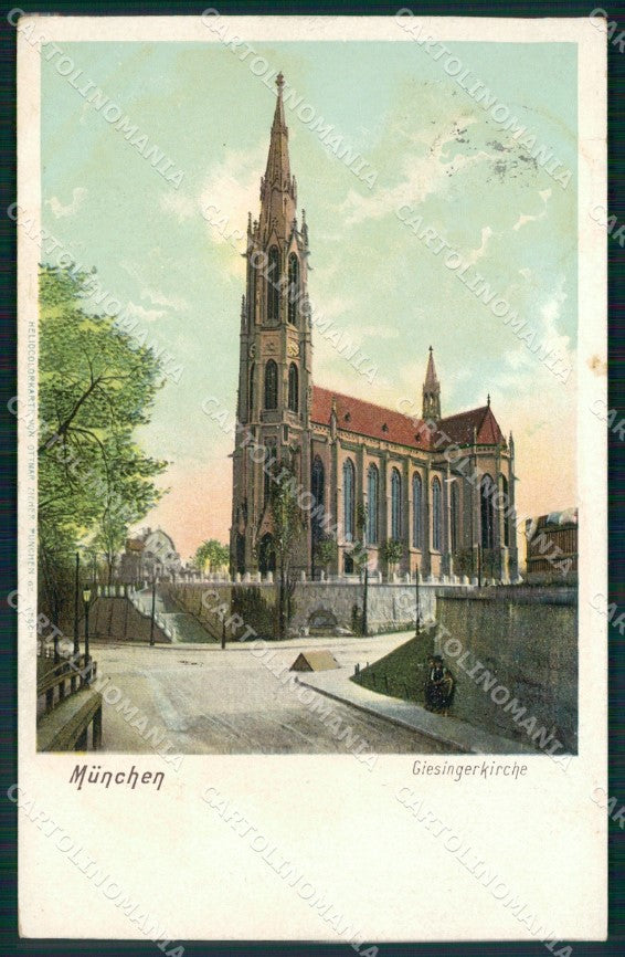 Deutschland Bayern Munchen Giesinger Kirche AK ansichtskarten XC7785 – fronte