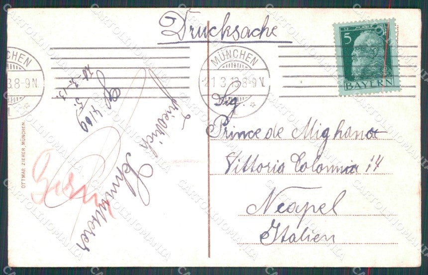 Deutschland Bayern Munchen Prielmayerstrasse AK ansichtskarten XC7800 – retro
