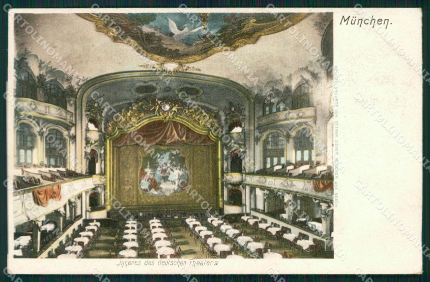 Deutschland Bayern Munchen Theaters AK ansichtskarten XC7807 – fronte