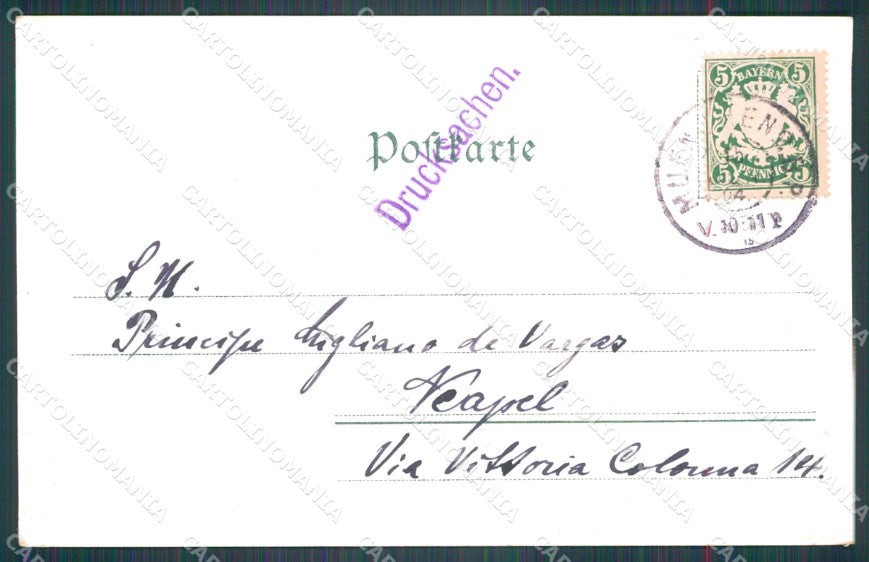Deutschland Bayern Munchen Klein Hesseloher See AK ansichtskarten XC7810 – retro