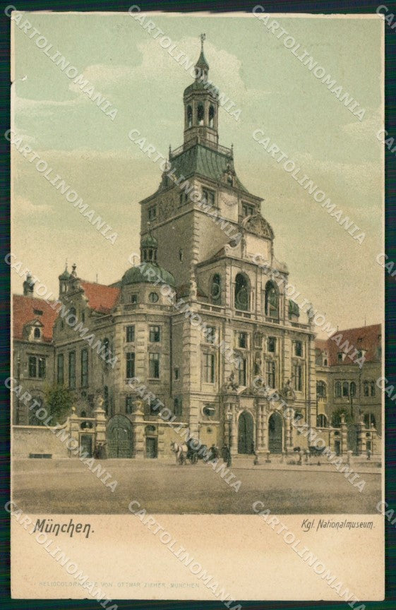 Deutschland Bayern Munchen Nationalmuseum TEARED AK ansichtskarten XC7816 – fronte
