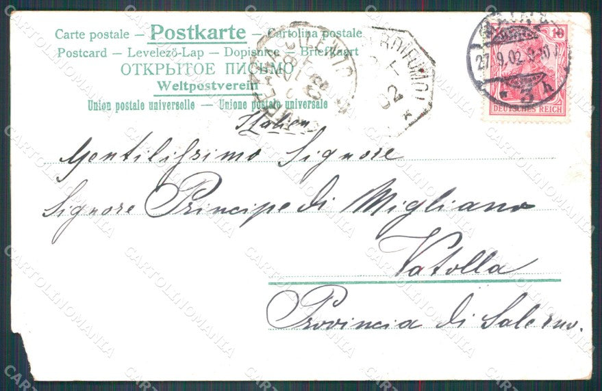 Deutschland Rheinland Pfalz Mainz Gruss aus TRIMMED AK ansichtskarten XC7818 – retro