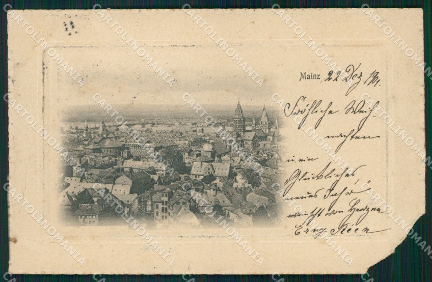 Deutschland Rheinland Pfalz Mainz TRIMMED AK ansichtskarten XC7819 – fronte