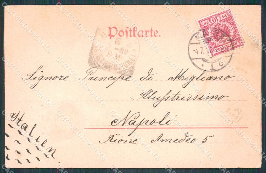 Deutschland Rheinland Pfalz Mainz Blick vom Stephansthurm ansichtskarten XC7823 – retro