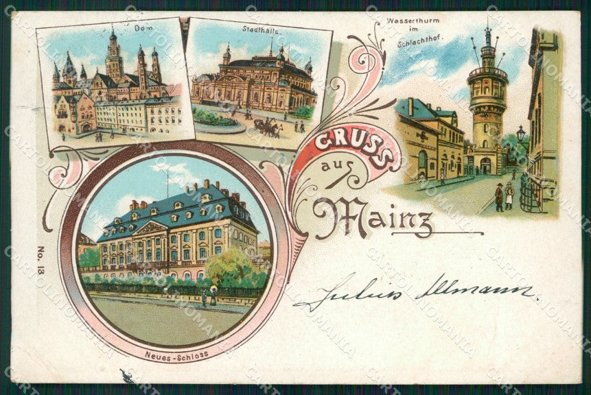 Deutschland Rheinland Pfalz Mainz Gruss aus AK ansichtskarten XC7830 – fronte