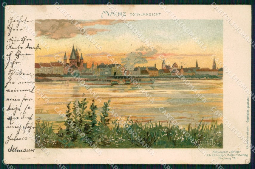 Deutschland Rheinland Pfalz Mainz CORNER CREASED AK ansichtskarten XC7831 – fronte