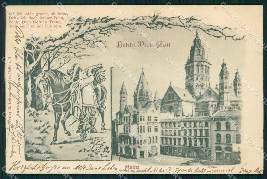 Deutschland Rheinland Pfalz Mainz Behut Dich Gott AK ansichtskarten XC7834 – fronte