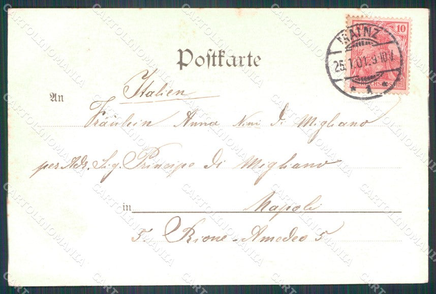 Deutschland Rheinland Pfalz Mainz Behut Dich Gott AK ansichtskarten XC7834 – retro