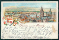 Deutschland Rheinland Pfalz Mainz Gruss ABRADED AK ansichtskarten XC7836 – fronte