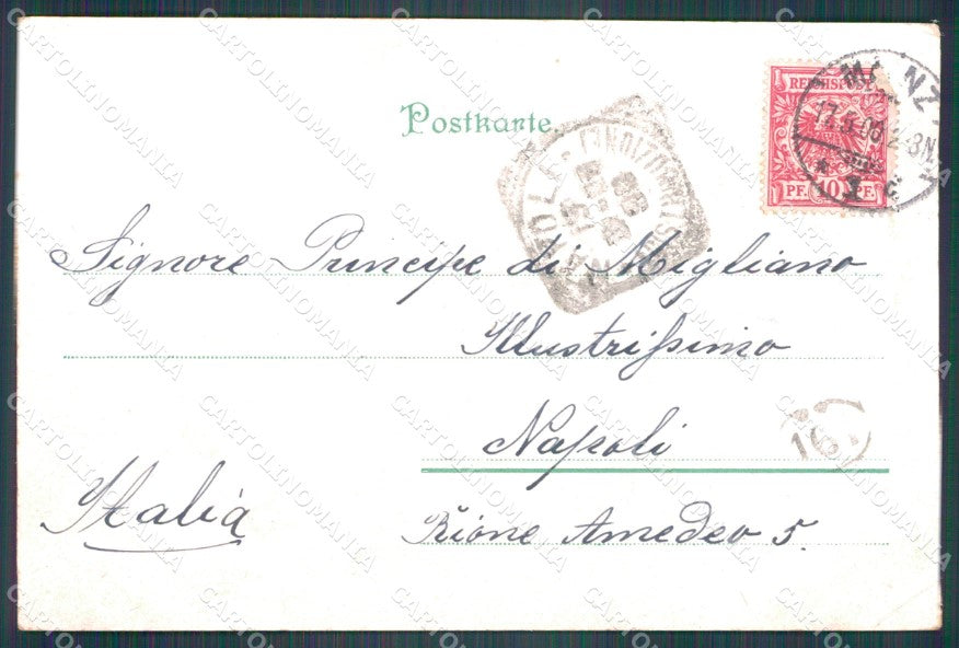 Deutschland Rheinland Pfalz Mainz Gruss ABRADED AK ansichtskarten XC7836 – retro