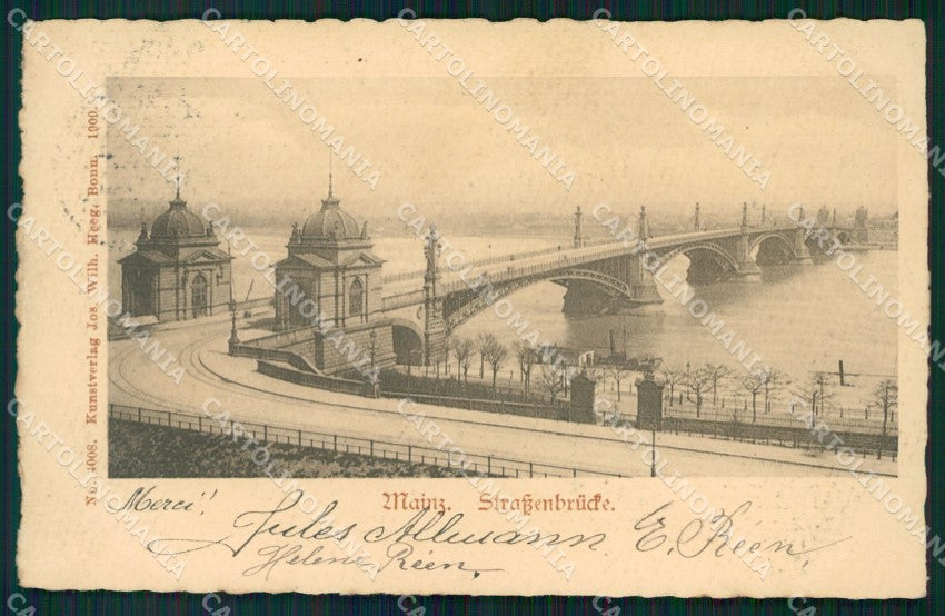 Deutschland Rheinland Pfalz Mainz Strassenbrucke AK ansichtskarten XC7837 – fronte