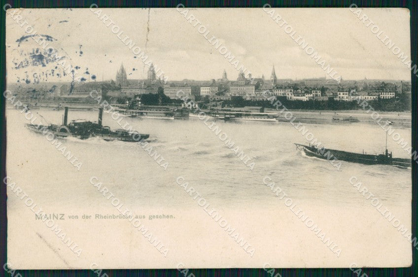 Deutschland Rheinland Pfalz Mainz Rheinbrucke AK ansichtskarten XC7840 – fronte
