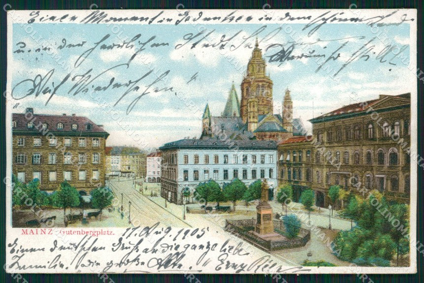 Deutschland Rheinland Pfalz Mainz Gutenbergplatz AK ansichtskarten XC7841 – fronte