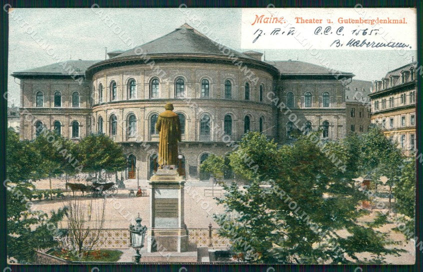 Deutschland Rheinland Pfalz Mainz Theater AK ansichtskarten XC7842 – fronte
