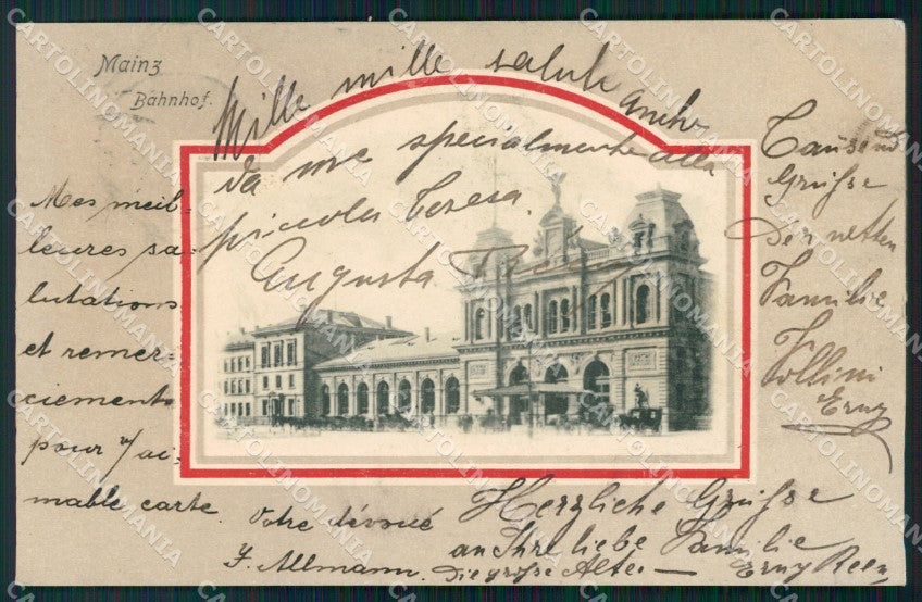 Deutschland Rheinland Pfalz Mainz Bahnhof AK ansichtskarten XC7843 – fronte
